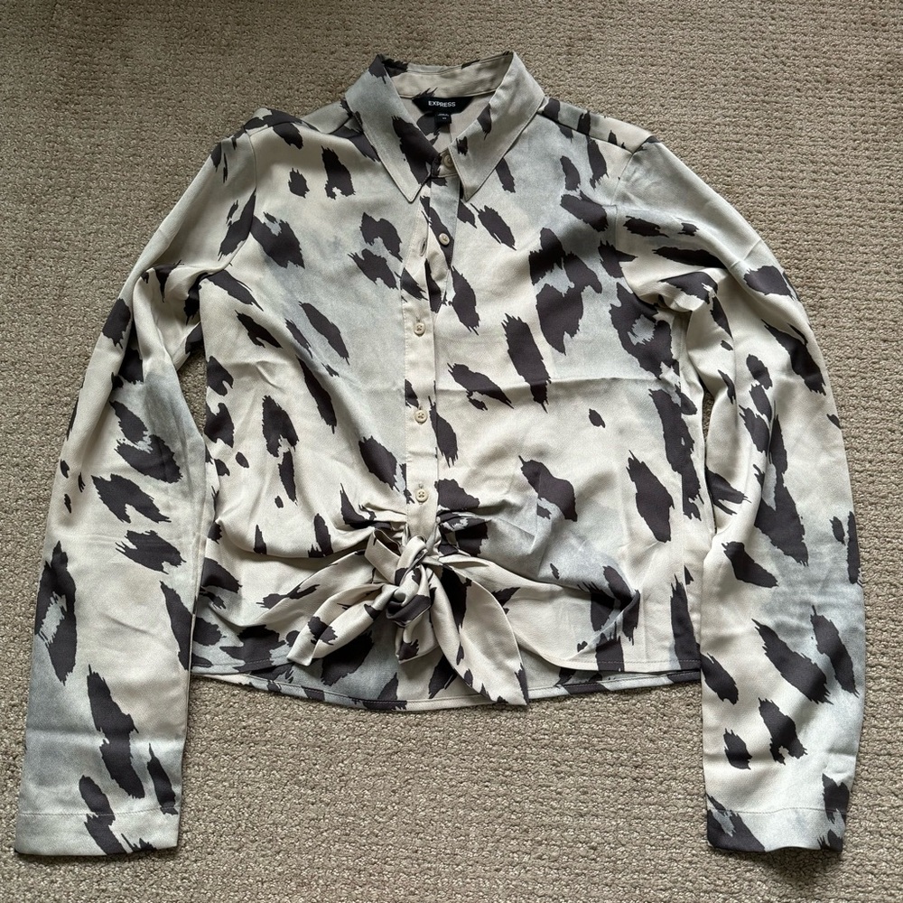 NWT Express Button Down Blouse